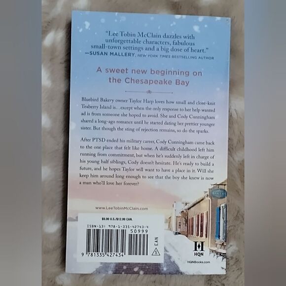 New Book The Bluebird Bakery by Lee Tobin McClain SIGNED Harlequin Romance Paper - Picture 2 of 4